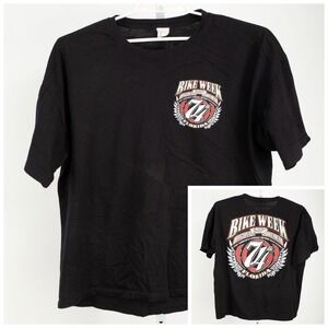 Keya Bike Week 2015 T-Shirt Mens XL Black Daytona Beach 74th Anniversary Graphic